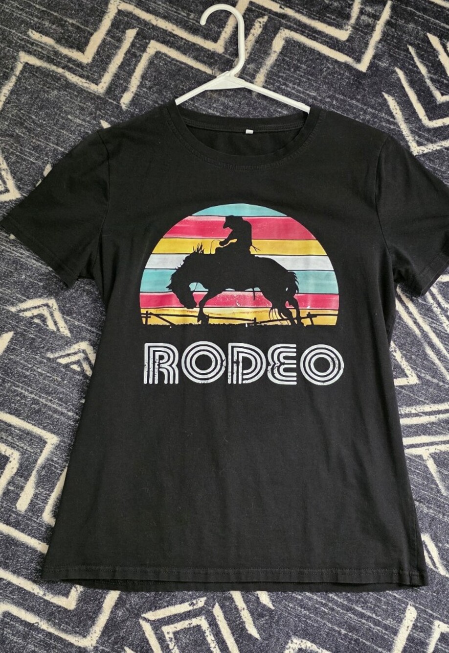 Womens Rodeo Tee Size Small EUC